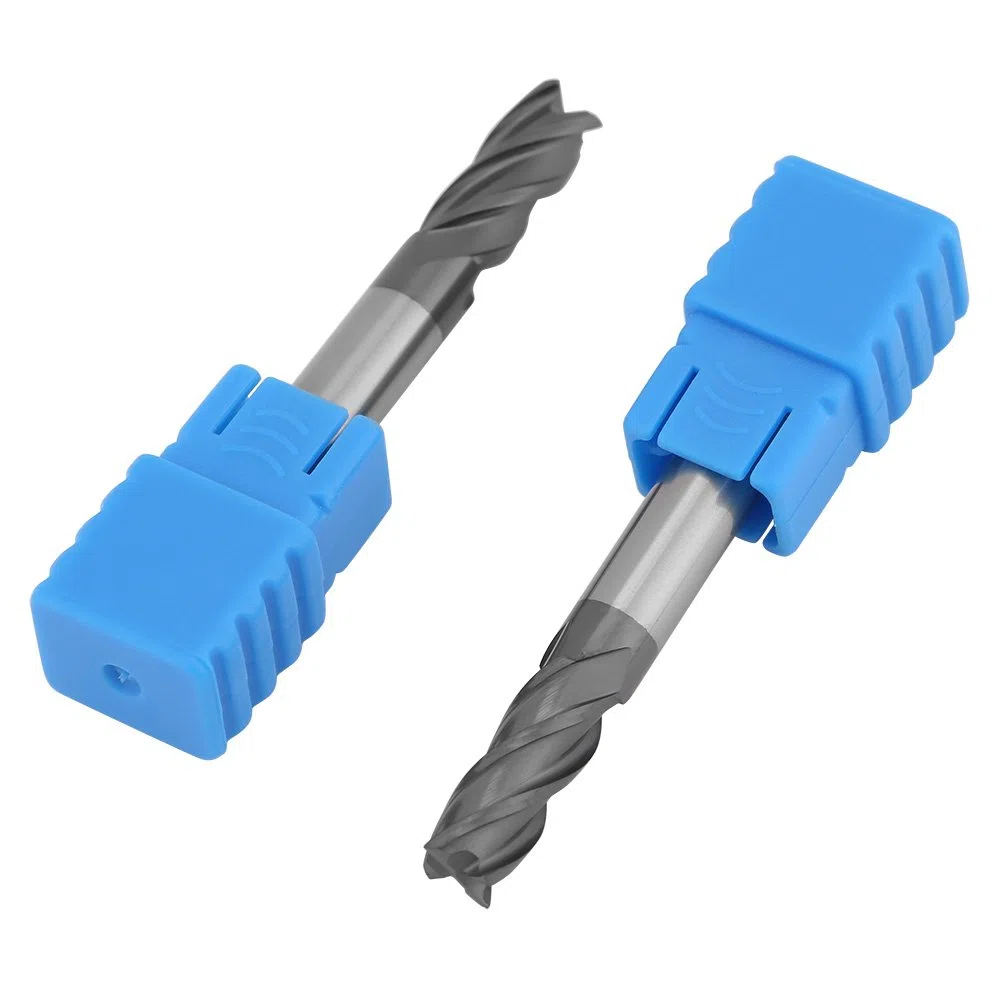 5 pezzi CNC fresa centro taglio fresa carburo di tungsteno, codolo fresa in carburo di tungsteno solido affusolato punte del naso della sfera diametro 6mm x lunghezza 50mm