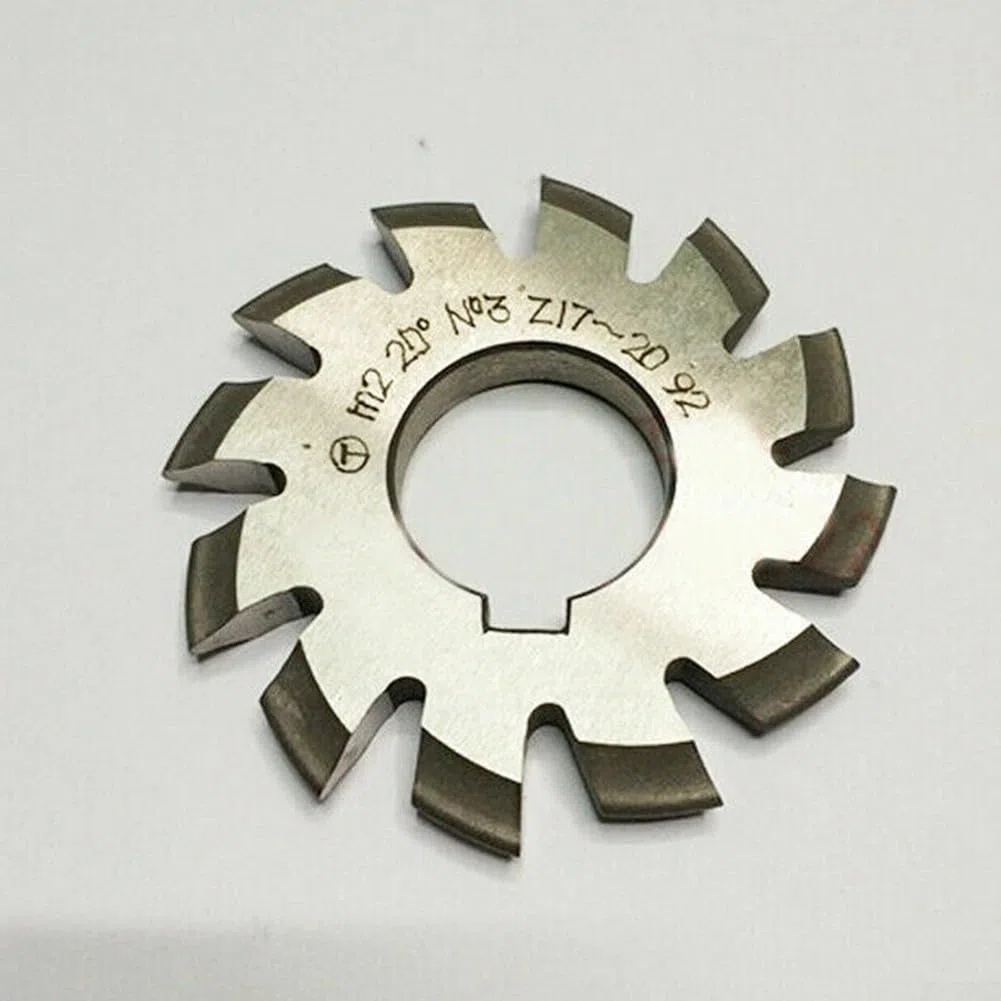 HpLive 8 pezzi HSS M2 foro 22 mm, set di frese ingranaggi Involute, 2, PA 20°, #1-8 per la fabbricazione di ingranaggi