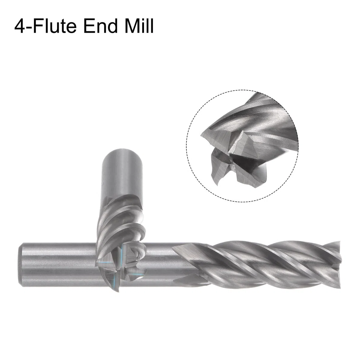 QUARKZMAN Metallo duro Estremità Frese Set 4 taglienti 2mm 3mm 4mm 5mm 6mm 7mm 8mm 9mm 10mm 12mm Alta velocità Acciaio CNC Fresatrice Taglierina Punte per Alluminio Acciaio Taglio