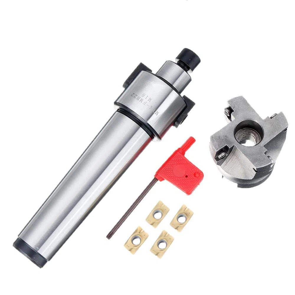 RanDal Mt4 Fmb22 400R-50-22 Fresa Frontale Con Inserti Apmt1604 4 Pezzi Per Fresatrice