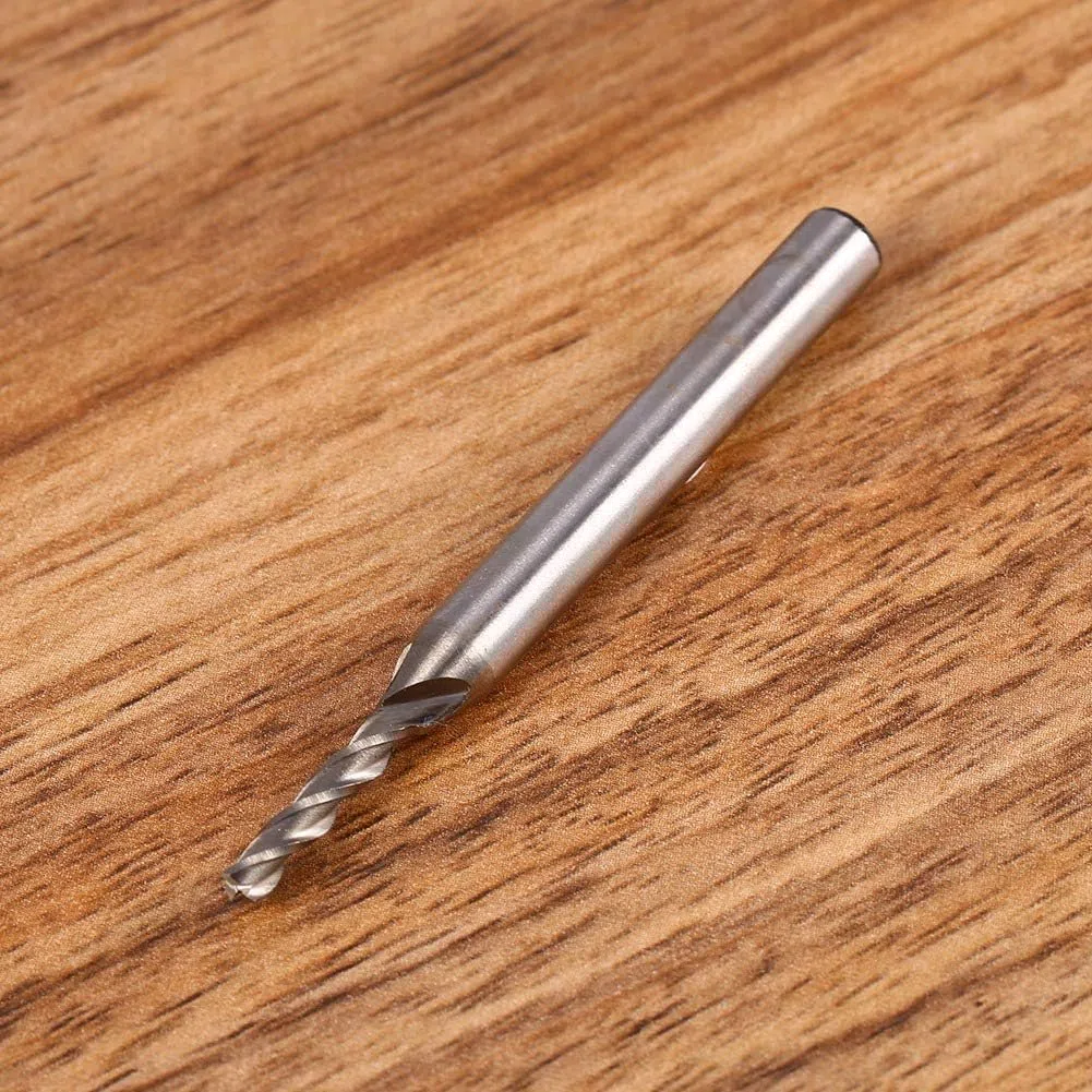 Frese Per Frese,Codolo Da 6 Mm,3 Taglienti, HSS E Alluminio, Fresa Da 3 Mm Di Diametro, Fresa Diritta, Utensile Da Taglio, Lunghezza Della Scanalatura Da 19 Mm, Per Legno, Nylon, Alluminio, Acciaio