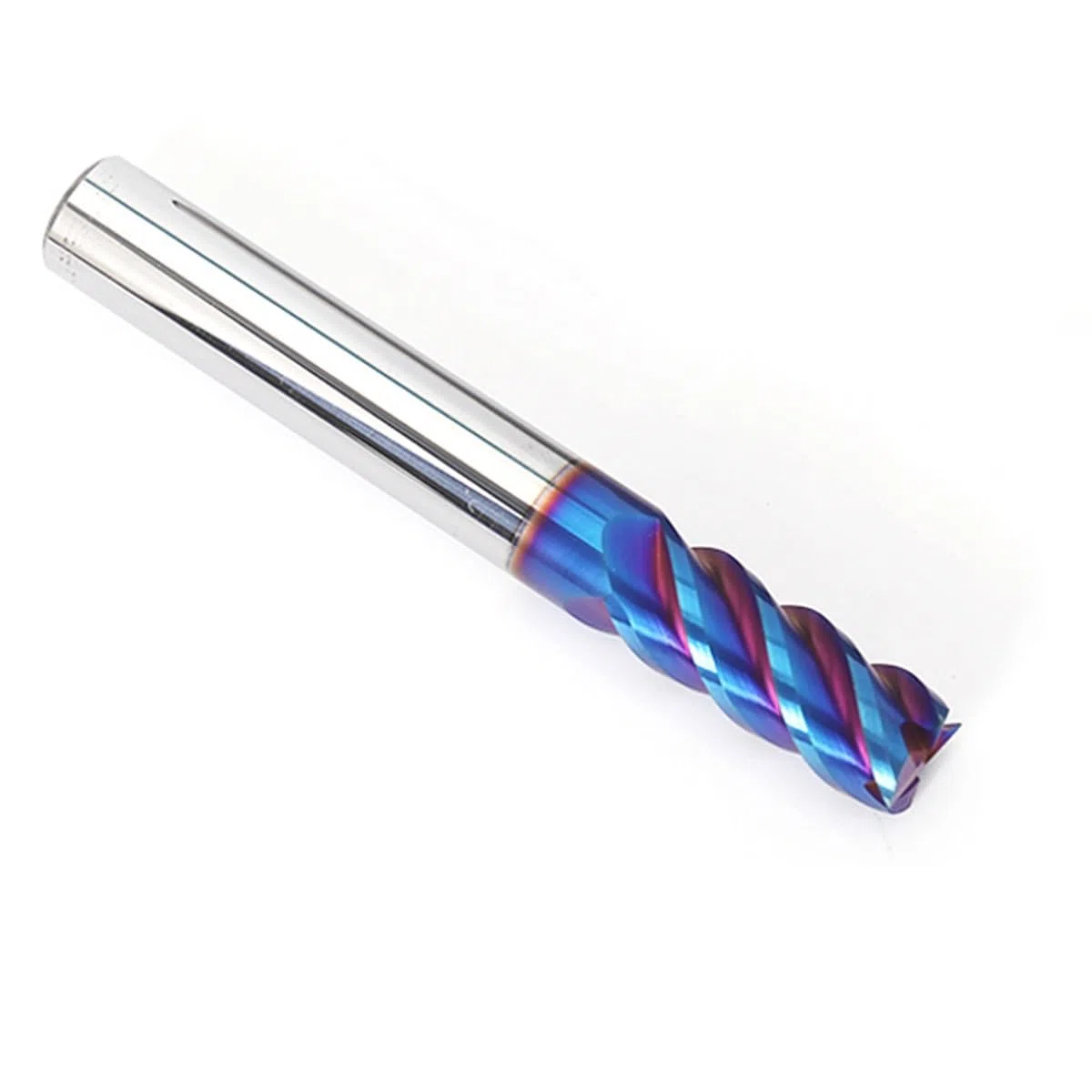 Fresa a spirale in metallo duro - Fresa speciale in acciaio inossidabile HRC65 a 4 taglienti in acciaio al tungsteno - Fresa CNC Punte for fresatura CNC a fondo piatto (Size : D10*30 * 10D*75L)