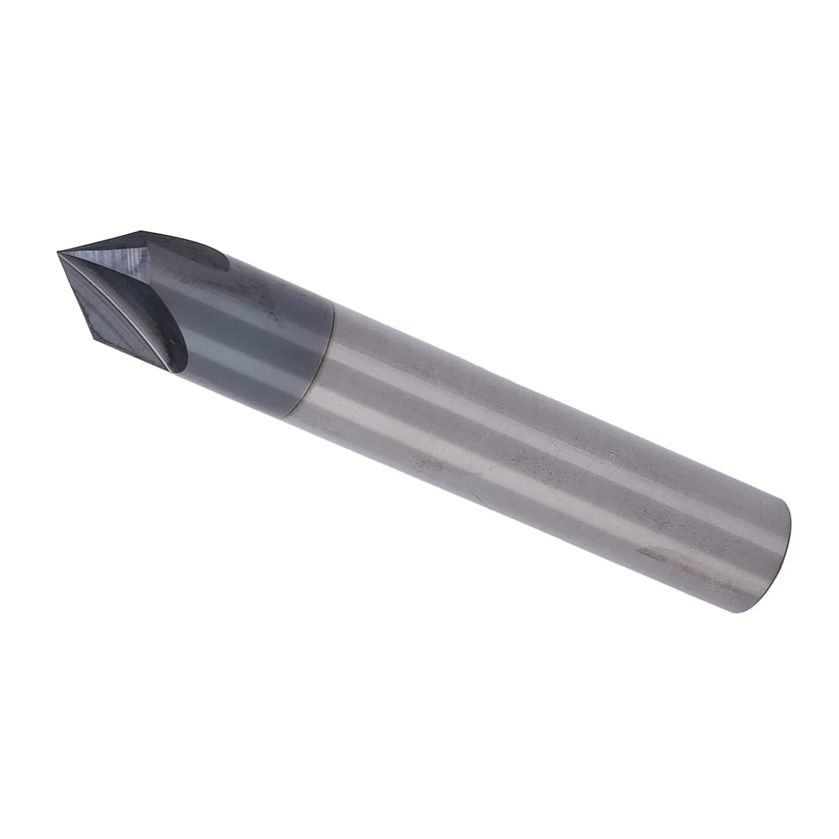 Fresa Smussatura 90 Gradi con 3 Scanalature D10x75L Fresa a V Acciaio al Tungsteno per Intaglio Smussatura CNC Ideale per Lavorazione Legno Metallo