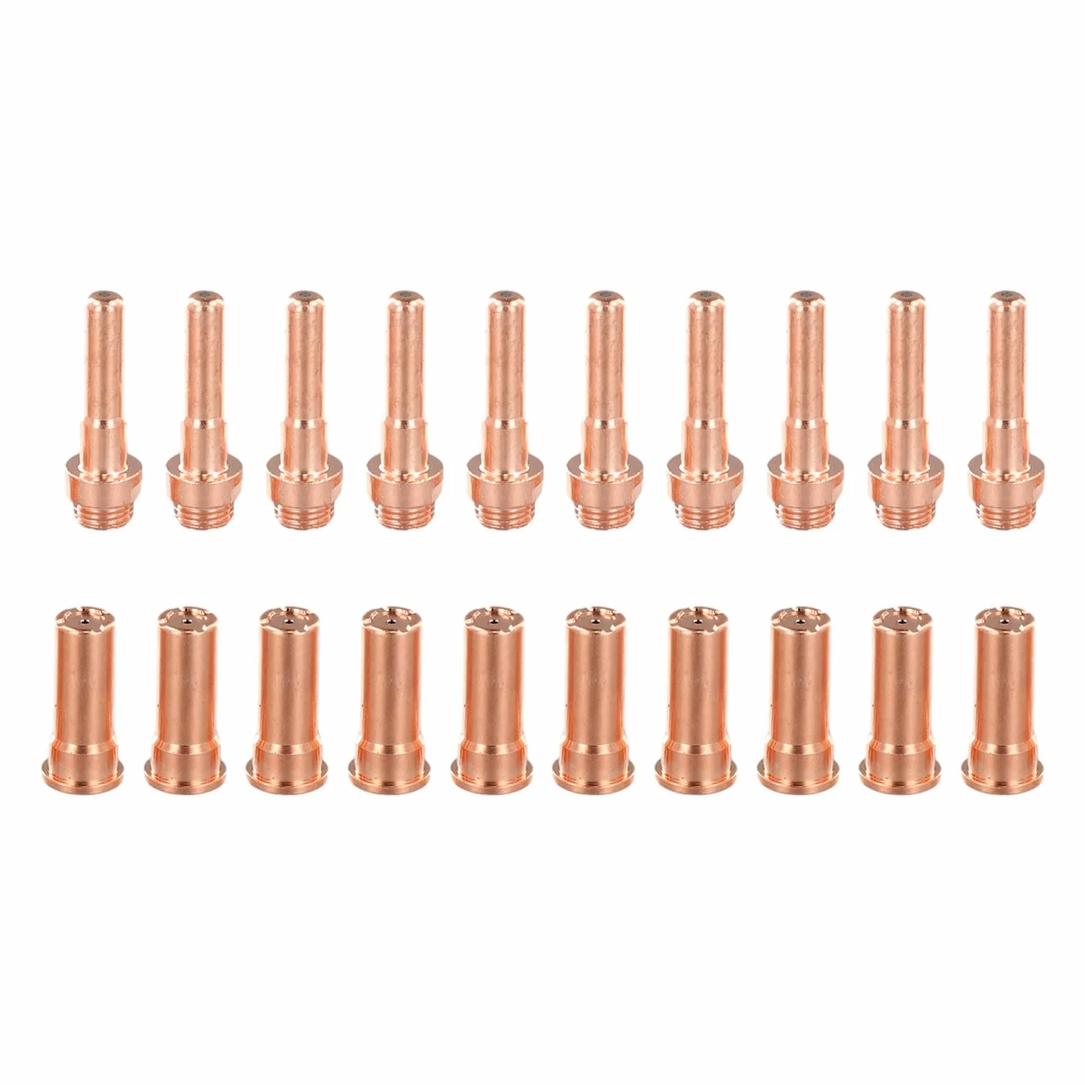 Set di 20 ugelli per elettrodi per taglio al plasma, ricambio per torcia Cebora CP-70, compatibile con punte 1403 1395/L, WSP-09001/WSP-09002