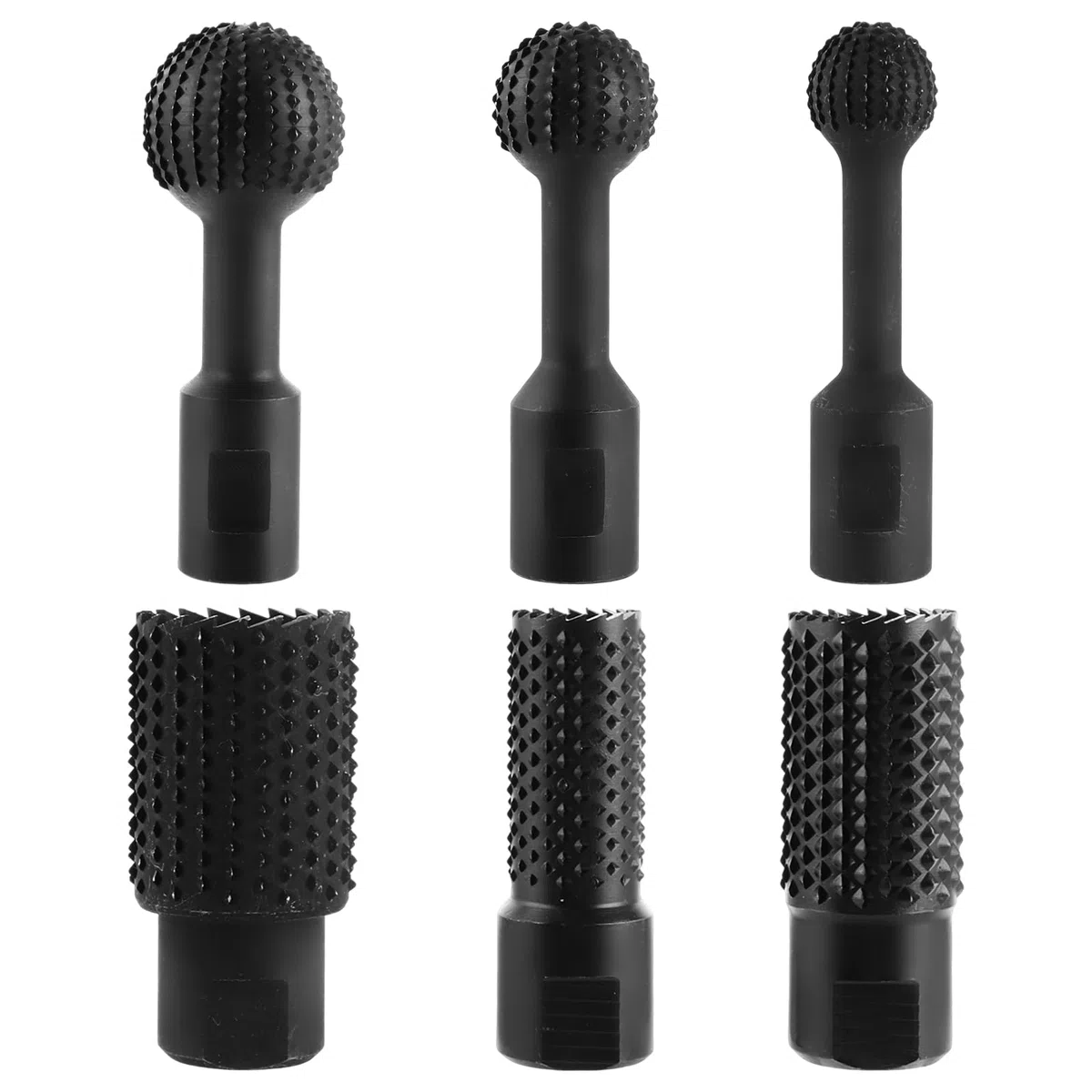 Set di 6 frese a sfera MIVIDE per legno 25mm 30mm 40mm, set di frese per legno e raspe per legno 20mm 25mm 30mm, fresa a sfera per intaglio del legno accessorio per smerigliatrice angolare M14