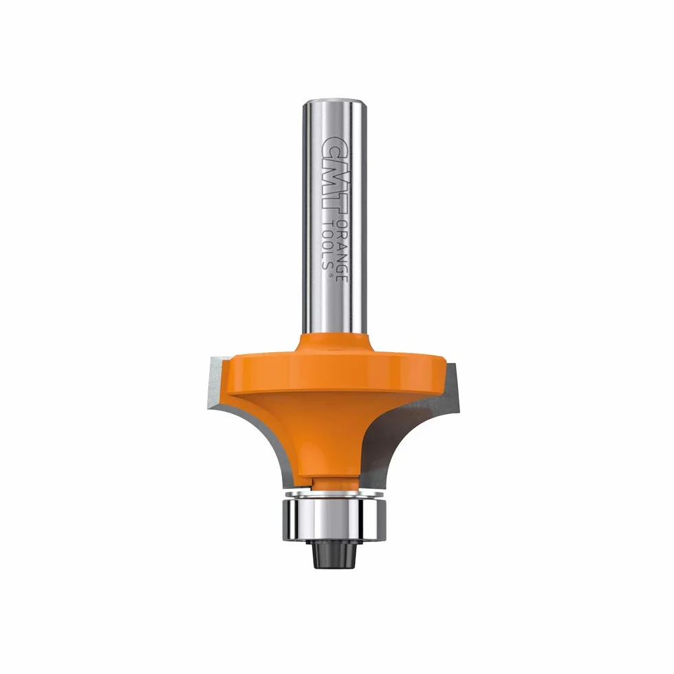 CMT 938.317.11 Fresa a Raggio Concavo con Cuscinetto in Hw, Grigio/Arancio