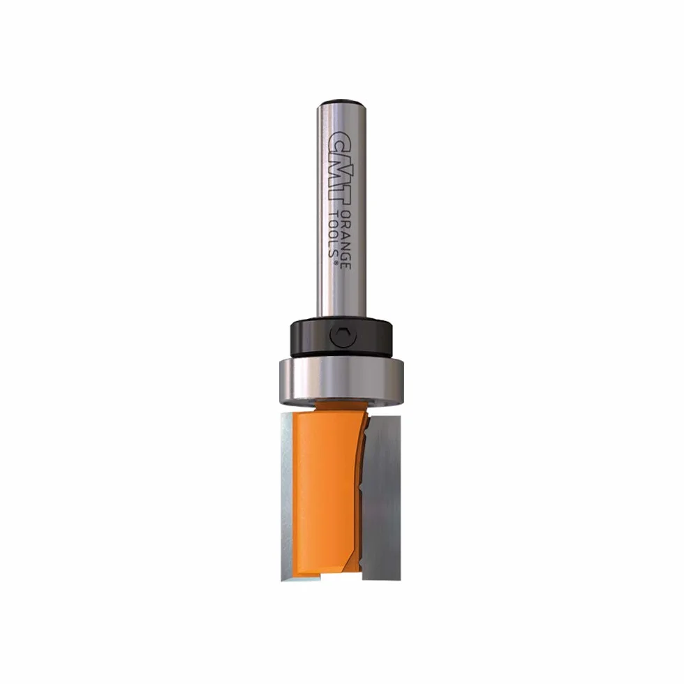 CMT 711.150.11B Fresa a Taglienti Diritti per Rifilare con Cuscinetto, Grigio/Arancio