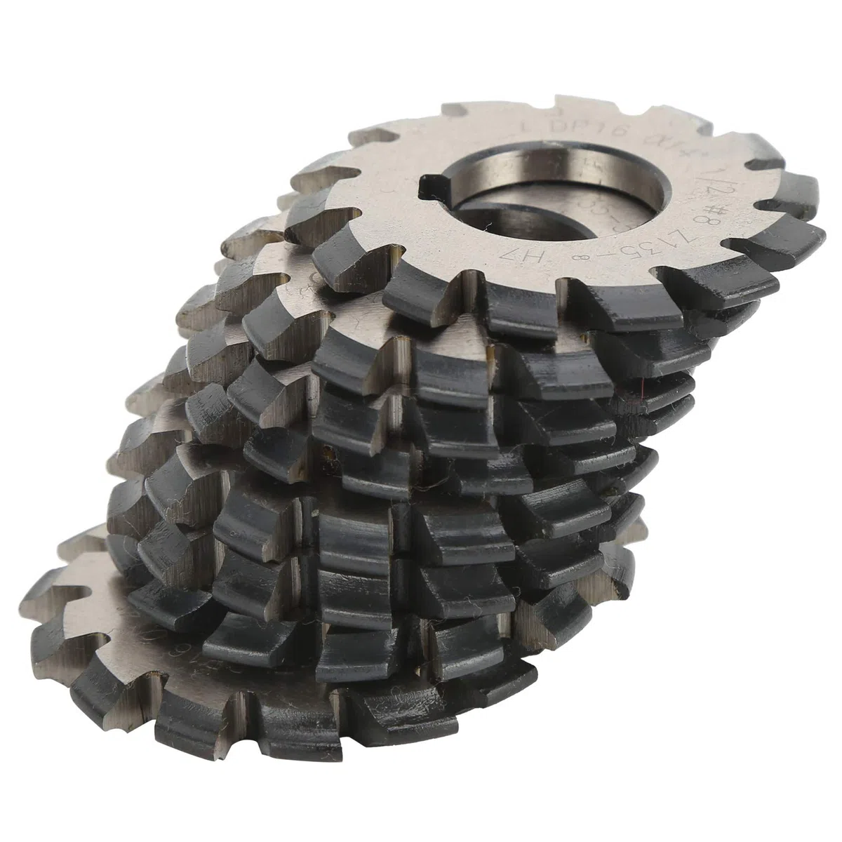 Set di Frese per Ingranaggi Ad Evolvente Set di Frese per Ingranaggi in Acciaio Ad Alta velocità 8 Pezzi Set di Frese per Ingranaggi Ad Evolvente Utensili Taglio in Acciaio Ad