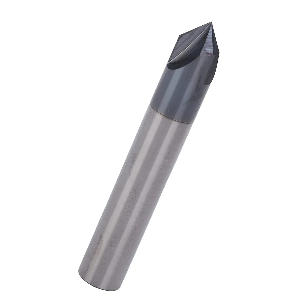 Fresa Smussatura 90 Gradi con 3 Scanalature D10x75L Fresa a V Acciaio al Tungsteno per Intaglio Smussatura CNC Ideale per Lavorazione Legno Metallo