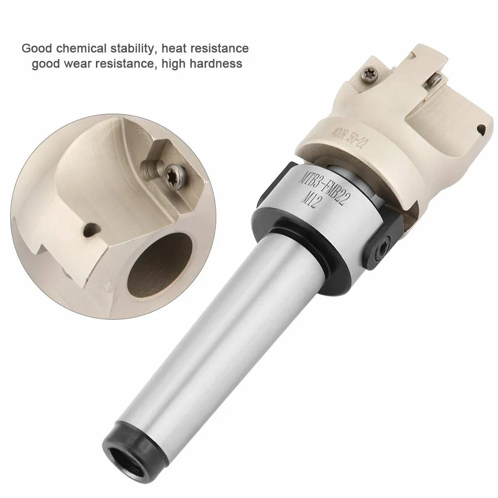Fresa per spianatura 400R-50-22, MT3-FMB22 Extension 10pcs APMT1604 Inserti in metallo duro