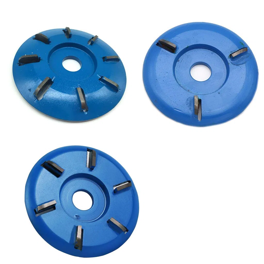 90mm Diametro 22mm Foro Pialla Rotante Lama Curva Potenza Disco per Intaglio del Legno Fresa ad Arco Carpenteria Disco Turbo