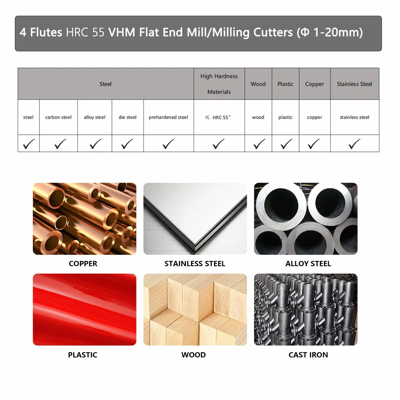3 pezzi Frese coniche in metallo duro integrale 4mm, 3 Denti/3 Taglio CNC Fresa, 60°, HRC55, Nero Rivestimento in AlTiN, VHM fresa 4mm per Acciaio Metallo Legno Plastica (4mm, 60°)