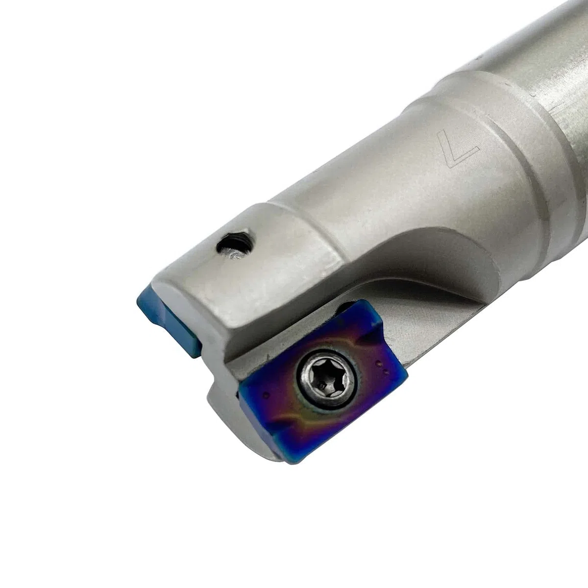 Supporto per fresa reversibile, 10 pezzi, APMT1604PDER con BAP400R C24-25-200, inserti in metallo duro, fresa a a spalla quadrata (400R C24-25-200-2T+APMT1604PDER viola)